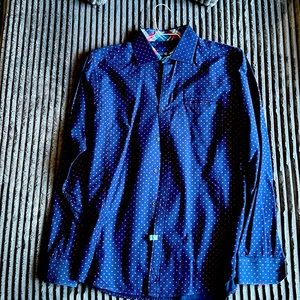Stone rose button up shirt, size medium